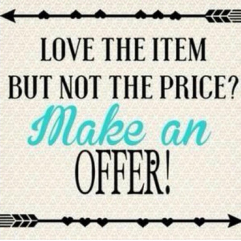 Hello loves feel free to make an offer!!